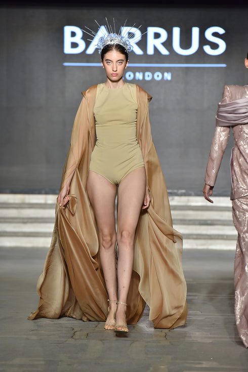 SWIMSUIT WITH CAPE DETAIL - Barrus London