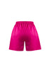 Raspberry Pink Satin High Waist Short