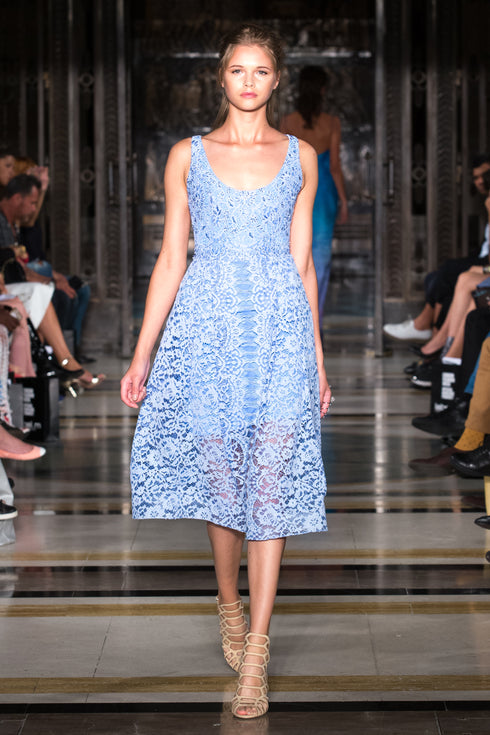 LACE MIDI DRESS - Barrus London