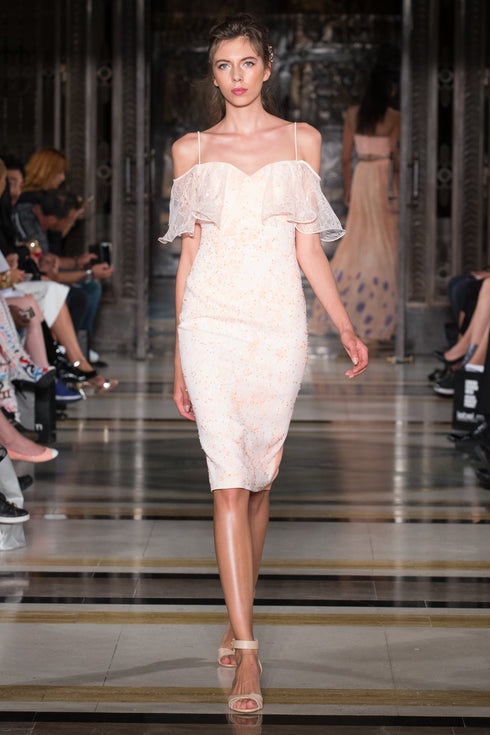 MARBLING PENCIL DRESS - Barrus London
