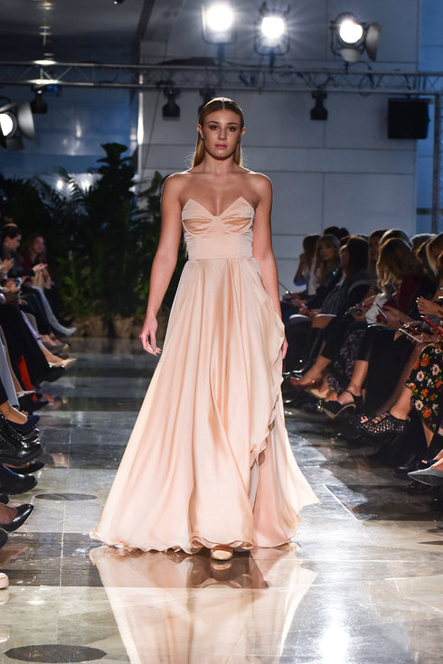 BRA FORM SLIT DRESS - Barrus London