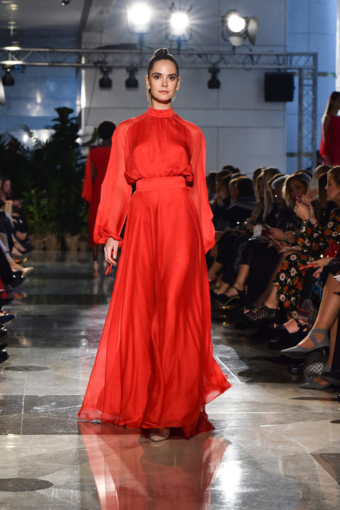 CHIFFON DRESS - Barrus London