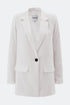 White Jacket With Single Button Front
