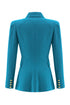 Button Front Detailed Double Breasted Jacket