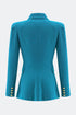 Button Front Detailed Double Breasted Jacket
