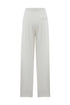 High Waist Pleated Straight Trousers