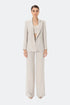 Isabelline Jacket With Lapel And Pocket Detailed