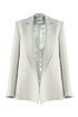 Isabelline Jacket With Lapel And Pocket Detailed