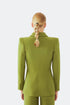 DOUBLE BREASTED JACKET GREEN - Barrus London