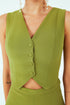 VEST WITH FRONT BUTTONS - Barrus London