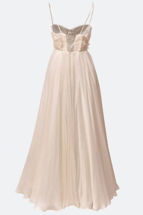 SILK BRA FORM WEDDING DRESS - Barrus London