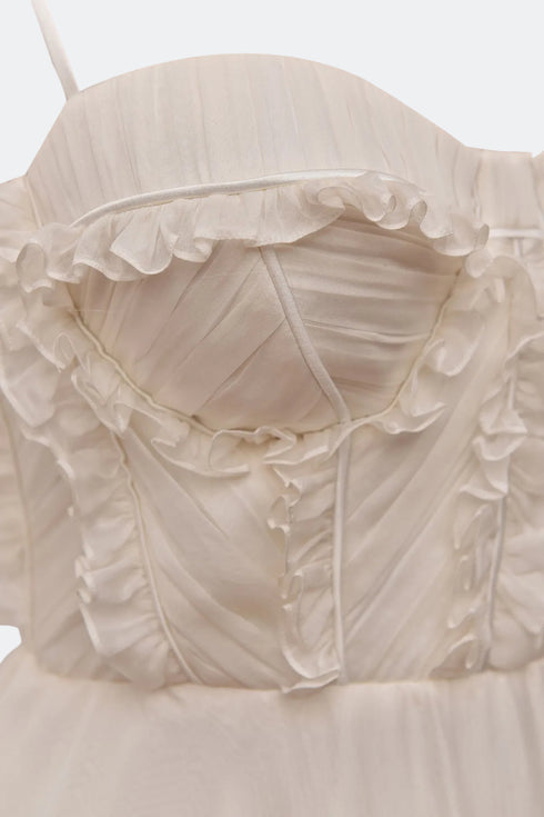 SILK BRA FORM WEDDING DRESS - Barrus London