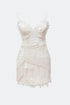 SEQUIN AND BEAD FINGERED AFTER DRESS - Barrus London