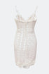 SEQUIN AND BEAD FINGERED AFTER DRESS - Barrus London