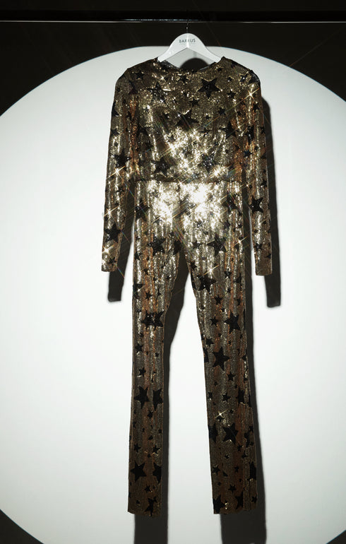 Vega Shine High Waist Flare Trousers