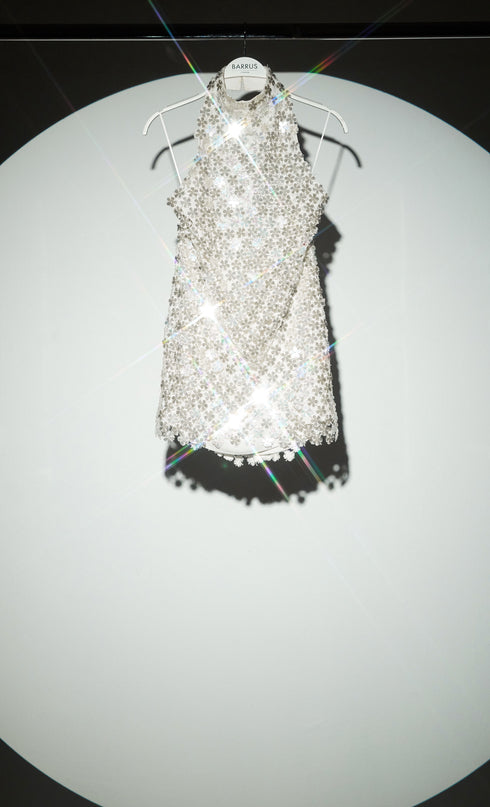 Polaris Halter Neck Mini Dress