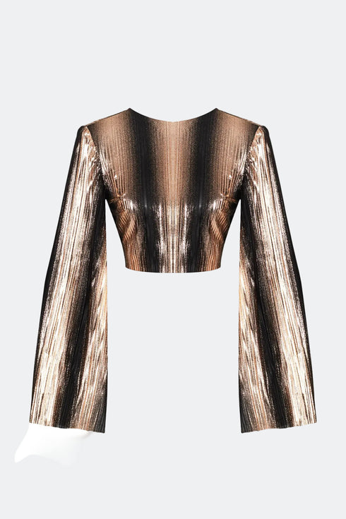 Sarin Bronz Crop Top