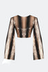 Sarin Bronz Crop Top