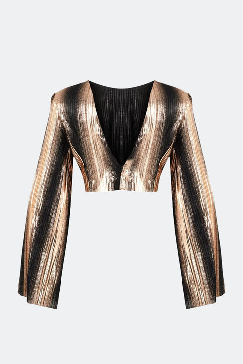 Sarin Bronz Crop Top