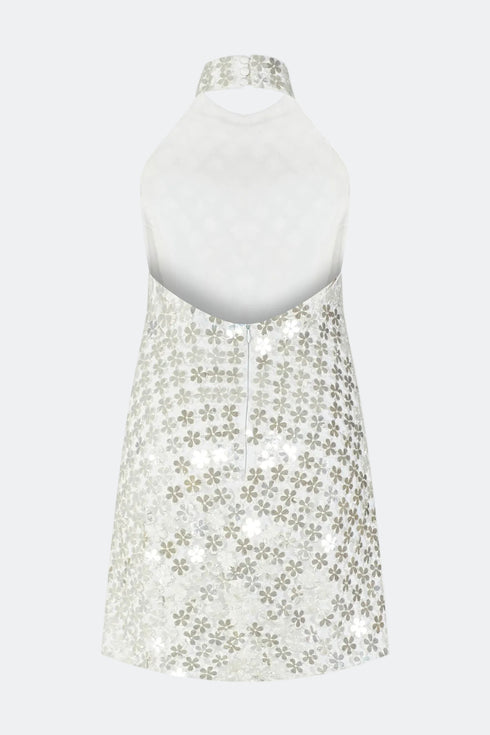 Polaris Halter Neck Mini Dress