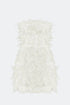 Rana Feathered Mini Dress