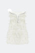 Rana Feathered Mini Dress
