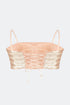 Bellatrix Bronz Nude Crop Top