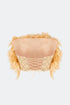 Feathered Crop Top