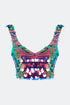 Iris Sequin Crop Top