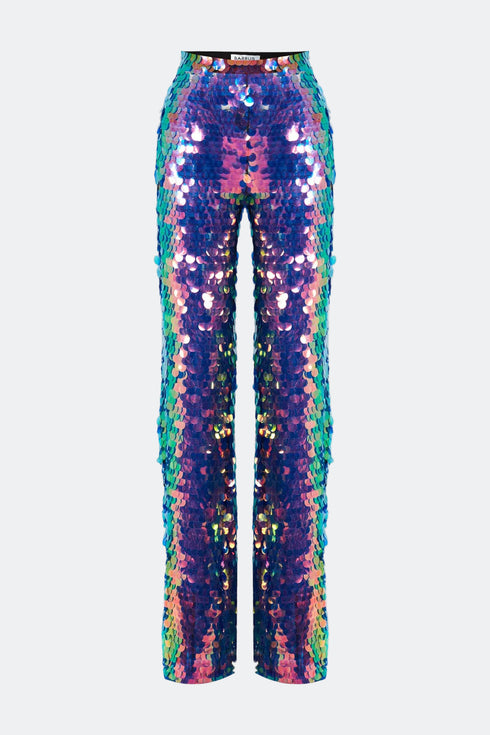 Iris Sequin High Waist Palazzo