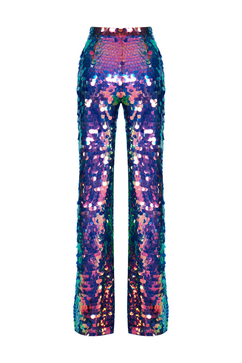 Iris Sequin High Waist Palazzo