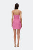 Carnation Pink Corset Mini Dress