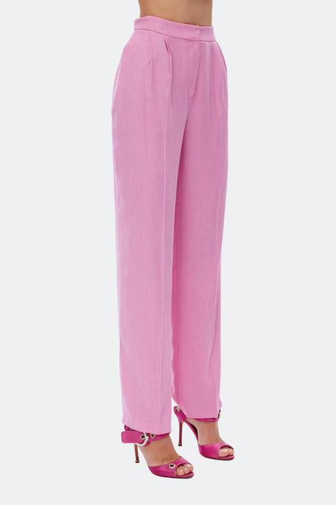 Taffy Pink Pleated Trousers