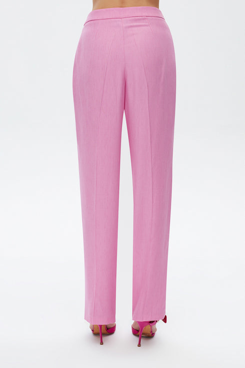 Taffy Pink Pleated Trousers