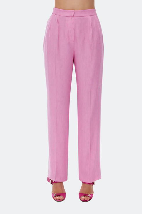 Taffy Pink Pleated Trousers