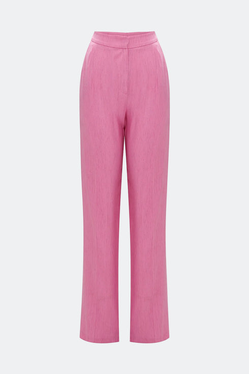 Taffy Pink Pleated Trousers