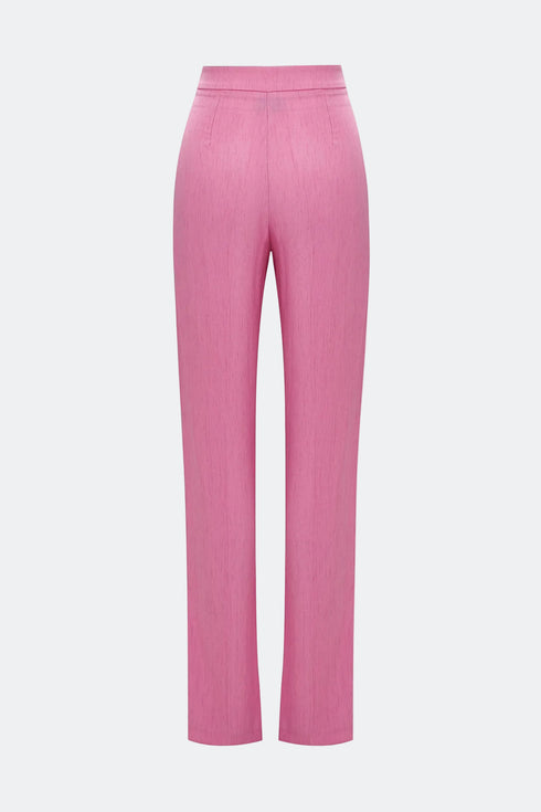 Taffy Pink Pleated Trousers