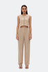 Practical Beige V Neck Vest