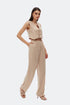 Practical Beige V Neck Vest
