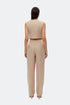 Practical Beige V Neck Vest